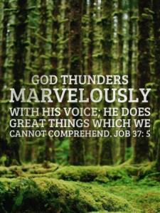 God Thunders used with Permission IBible Verses