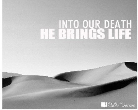 Into Our Death used with permission IBible Verses