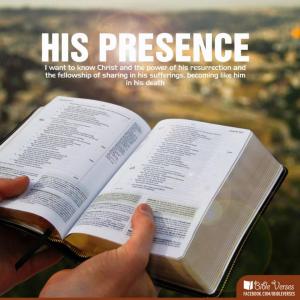 His Presence used with permission IBible Verses