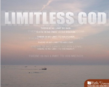 Limitless God used with permission IBible VErses