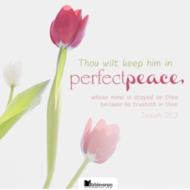  ~ His Perfect Peace ~ CHRISTian poetry by deborah ann