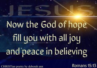 CHRISTmas Hope ~ CHRISTian poetry by deborah ann free to use