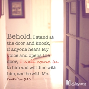 Who's That Knocking ~ CHRISTian poetry by deborah ann ~ photo IBible verses