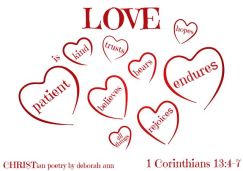 love is blind ~ christian poetry by deborah ann