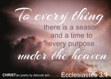 seasons ~ christian poetry by deborah ann