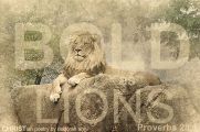 Bold As Lions ~ CHRISTian poetry by deborah ann belka
