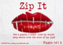 Lips Zipped ~ CHRISTian poetry by deborah ann free to use