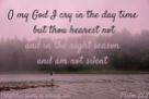 When God Is Silent ~ CHRISTian poetry by deborah ann free to use