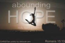 God My Hope ~ CHRISTian poetry by deborah ann belka ~ free to use